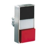 8LM2TBL7212 Толкатель двойной кнопки нажатия с возможностью установки подсветки, в металлическом корпусе, без фиксации, с 1 выступающей и 1 утапливаемой кнопками, (без крепежного основания ..AU120), цвет кнопок: черный/красный preview