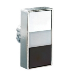 8LM2TBL7114 Толкатель двойной кнопки нажатия с возможностью установки подсветки, в металлическом корпусе, без фиксации, утапливаемые кнопки, (без крепежного основания ..AU120), цвет кнопок: белый/черный preview