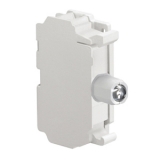 LPXLPSM8 Светодиодный индикатор для кнопочных пультов типа LPZ, с постоянным свечением, с полной защитой от повыш. напряжения, с пружинным подключением, питание 185…265V AC, цвет белый preview