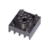 PG-08 Розетка с переходом цокольного подключения на винтовое, крепеж на плоскую панель, 8 пин.