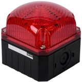 MQVX-20-R 220VAC Стробоскопический светильник, диаметр 95 мм, питание 220V AC, IP65, цвет красный