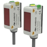 PSE-TM30DPRL Оптический датчик на пересечении луча, размер 32,5x20x10,6 мм,  красный лазер (640 нм) класс 1, выход PNP, режим на свет/на затемнение, расстояние до Sn=30 м, питание 10…30VDC,  (T-тип), кабель 2м / приемник preview