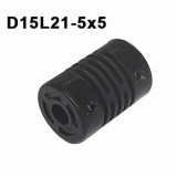 D15L21-5x5  COUPLING Муфта пластиковая для энкодера, внутр d=5 мм, внешний d=15 мм. длина муфты 21 мм