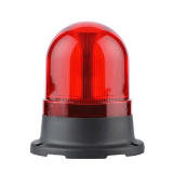 FNAZ-725-F-1 (Полный аналог SNT-725-F-1) Сигнальный маяк 70 мм, куполовидный, монтаж на поверхность, мигающее свечение, Красный, 220V/AC, IP65, 150 гр.