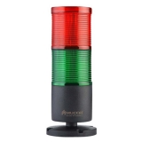 SNT-7022-FB2 Светосигнальная колонна, 70 мм, 2 секции, Цвета красный и зеленый, постоянное и мигающее свечение, зуммер 92 дБ (1м), Питание 40-260V AC/DC, IP65 preview
