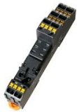 SRU08-S Колодка (разъём) для реле RFT2CO, установка на DIN рейку, макс. ток 10А. Пластиковый корпус. пружинный зажим. preview