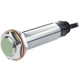 PRL18-5AO Датчик приближения индуктивный 2-х проводный, в длинном корпусе 80мм, экранированный, диаметр 18 мм, расстояние срабатывания до 5 мм, Рабочее напряжение 100-240VAC, НО, 20Гц, кабель 2 метра.