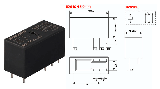 R2G1CH012 РЕЛЕ, 1CO, 16A(250VAC/30VDC), 12VDC, РАСТР. 5MM