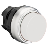 LPCB208 Толкатель кнопки пластиковый, выступающий тип, без фиксации, (без крепежного основания ..AU120), цвет белый