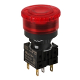S16ER-E3R2B24 (LED24 VAC/DC) Кнопка аварийного отключения, 16 мм