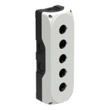 LPZP5A8 Корпус пластиковый для пультов управления, 5 отверстий под кнопки, цвет серый preview