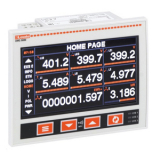 DMG9000 Мультиметр с цветным жк-дисплеем, мультиязычный, Расшир. с 3 EXP... мод.. встроенный Шлюз Ethernet-RS485, Память для сбора данных, совмест. с сист. EASY BRANCH, встроенный ПЛК, конфигурация NFC,  панель 118X96 мм, монтажное отверстие 92х92мм, пита preview