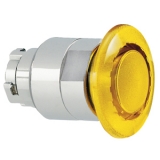 8LM2TBL6245 Толкатель грибовидной кнопки d=40 мм в металлическом корпусе, с возможностью установки подсветки, с фиксацией, возврат оттягиванием, (без крепежного основания ..AU120), цвет желтый preview