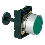 8LM2TR1003 Нажимная кнопка с пружинным возвратом, плоская, в комплекте с монтажным основанием и стержнем, зеленая preview