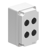 LPZM4CA8 Корпус для пультов управления на 4 кнопки d=22 мм, металл, серый, 80х170х73 мм, отверстия в два ряда preview