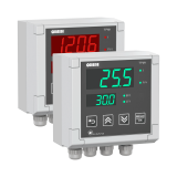 ТРМ1-Н.У2.Р.RS [М01] Обновленный одноканальный измеритель-регулятор, в настенном исполнении 129×110×69 мм, IP66, с красной индикацией, тип выхода релейный 8А, 220В. Питание 24VDC/230VAC, с RS-485