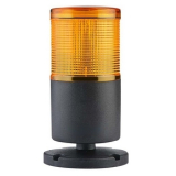 FNAZ-7022-FB1-3 ( Полный аналог MUCCO SNT-7022-FB1-3 ) Светосигнальная колонна, 70 мм, 1 секция, постоянное и мигающее свечение, зуммер, 40-260V AC/DC, Жёлтый, IP65