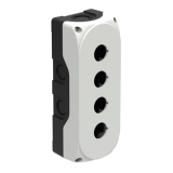 LPZP4A8 Корпус пластиковый для пультов управления, 4 отверстия под кнопки, цвет серый preview