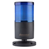 SNT-7013-FB1-4 Светосигнальная колонна, 70 мм, 1 секция, постоянное и мигающее свечение, зуммер, 12-24V AC/DC, Синий, IP65 preview