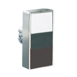 8LM2TB7114 Толкатель двойной кнопки нажатия, в металлическом корпусе, без фиксации, утапливаемые кнопки, (без крепежного основания ..AU120), цвет кнопок: белый/черный preview