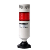 PTE-AGB-102-R-B Светодиодная сигнальная колонна, диаметр 56 мм, постоянное свечение + зуммер, питание 24VDC AC/DC, 3 секции, цвет - красн./зеленый. установка на пласт. основание. цвет корпуса черный