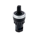 MT22-R5 Потенциометр, однооборотный, линейный. 5 кОм, 0,5 Вт,  монтаж в стандартное отверстие 22 мм, пластик, t раб. -25...70 C, IP65