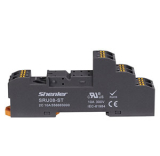 SRU08-ST Колодка (разъём) для реле RFT2CO, установка на DIN рейку, макс. ток 10А. Пластиковый корпус. Puch-in зажим. preview