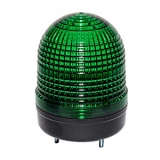 MS86S-N00-G Ксеноновая стробоскопическая сигнальная лампа, диаметр 86 мм, не литая конструкция, питание 12-24 VAC/DC, цвет зеленый, IP65