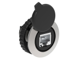 LPFD06L100 Интерфейс RJ45, соединение с Ethernet, Переходник под диаметр отверстия d=30 мм, с кабелем 1 м