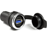 BUSB30 Гнездо USB3.0 "мама-мама" 22 мм IP65 крепление на панель