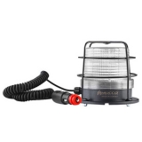 SNT-F915-B-5 Сигнальный маяк с разъемом для прикуривателя, магнитный, стробоскопический эффект, Белый, 12-24V AC/DC, IP65. Зуммер preview