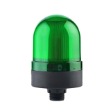 FNAZ-S725-FB-2 (Полный аналог Mucco SNT-S725-FB-2) Сигнальный маяк 70 мм, куполовидный, монтаж гайкой 22 мм, мигающее свечение, Зелёный , 220V/AC, IP65. Зуммер