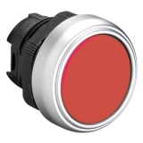 LPC B104 Толкатель кнопки пластиковый, утапливаемый, без фиксации, (без крепежного основания ..AU120), цвет красный