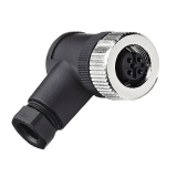 IL-ES14 Разъём угловой M12, 4pin, IP67, ввод PG7