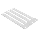 SN64P  Шильдик маркировочный , пластик, белый, 64шт. в пластине, для SNB*, SNC*