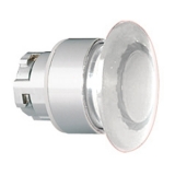 8LM2TBL6148 Толкатель грибовидной кнопки d=40 мм в металлическом корпусе, с возможностью установки подсветки, без фиксации, (без крепежного основания ..AU120), цвет белый preview