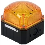 MQVX-20-Y 220VAC Стробоскопический светильник, диаметр 95 мм, питание 220V AC, IP65, цвет желтый