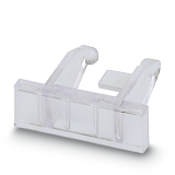 KLM Держатели для маркировочных полос для клеммных модулей, закрепляются с помощью защелок на концевых держателях E/UK или CLIPFIX 35, размер маркировочного поля: 25 х 6 мм