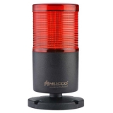 SNT-7022-FB1-1 Светосигнальная колонна, 70 мм, 1 секция, постоянное и мигающее свечение, зуммер, 40-260V AC/DC, Красный, IP65 preview