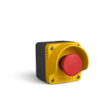 M1C200E40 Кнопочный пост управления в металлическом корпусе с аварийной кнопкой Грибок Ø40 мм. с фиксацией (1НЗ) IP65