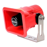 MSP-TBM-01(R) 12VDC Миниатюрный звуковой оповещатель, крепление кронштейном, размер 110 мм х 88 мм х 115 мм, питание 12V DC, звуковое давление 100 + 5 дБ, IP65, красный
