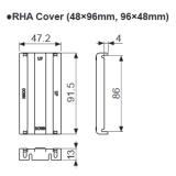 RHA-COVER TK4H TERMINAL COVER Крышка для TK4H