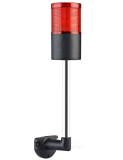 FNAZ-7024-CB1-1-L-20U Одноцветная светодиодная колонна, мигающая с зуммером, 24V/DC, диаметр фонаря 70мм, цвет Красный, крепление к стене угловое
