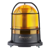 SNT-115-B-KFS-3 Сигнальный маяк 100 мм, куполовидный, монтаж на поверхность, 5 режимов свечения, Жёлтый, 12-24V AC/DC, IP65. Зуммер preview