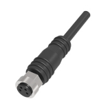 QE8-N4F2 Разъём прямой M8, 4pin, мама (гнездо), медно-никелевый сплав + PVC, кабель 4-жильный, Imax-4A, 60VAC/DC, длина 2 м preview