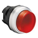LPCBL204 Толкатель кнопки пластиковый с возможностью подсветки, выступающий тип, без фиксации, (без крепежного основания ..AU120), цвет красный