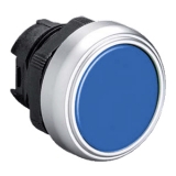 LPC B106 Толкатель кнопки пластиковый, утапливаемый, без фиксации, (без крепежного основания ..AU120), цвет синий
