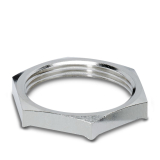 A-INLE-M32-N-S Гайка ЭМВ, mатериал: латунь, никелированный, для резьбы M32 x 1,5, цвет: cеребристый