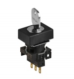 S16KRT Селекторные переключатели с ключом, прямоугольные, 16 мм