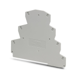 D-PT 4-PE/3L Концевая крышка, длина: 104,5 мм, ширина: 2,2 мм, высота: 92,1 мм, цвет: cерый